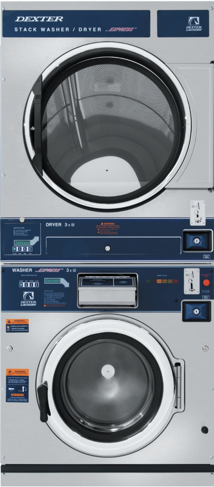 T-450 STACK WASHER-DRYER